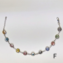 Multicolor EvilEye Bracelet 925 Sterling Silver Protection Pulsera7.5