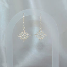 Witch Knot Celtic Sterling Silver Earrings - Nudo de Bruja - Dangle Drop Earrings for Her