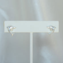 Dolphin Stud Earrings, 925 Sterling Silver Studs, Dainty Animal Studs, Gift