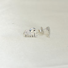 Elephant Earrings, 925 Plata Elephant Earrings, Dainty Lucky Studs, Gift For Her