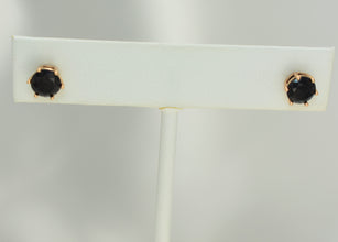 Multi Color Birthstone Studs - Gold Plated Dainty Minimalist Stackable Earrings for her