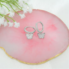 Sterling Silver Butterfly Earring and Necklace Jewelry Set