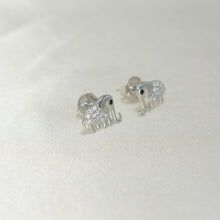 Elephant Earrings, 925 Plata Elephant Earrings, Dainty Lucky Studs, Gift For Her