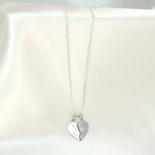 Love Forever Pendant, 925 Silver Couple Heart Pendant, Amar Split Heart Pendant