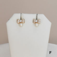 Pearl Earrings, Gold Plated Earrings, Pearl Drop Earrings, Dainty CZ Studs,Gift