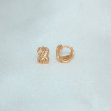 Infinity Huggies Hoops - Everyday Minimalist Small Earrings for her