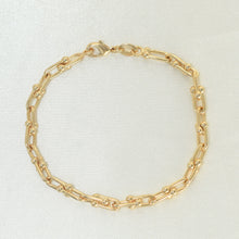 U-Link Chain Bracelet - Gold Plated Bracelet - Gold Statement Bracelet Trendy Bracelet