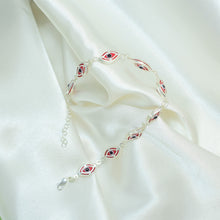 Red Evil Eye Bracelet, Eye Protection Bracelet, Ojo Pulsera, Gift For her-7.5