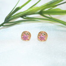 Star Studs Gold Plated Celestial Earrings, Dainty Round Star Studs, Gift For Her