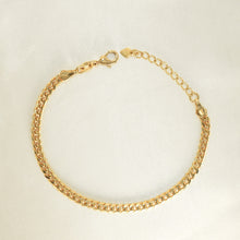 Cuban Miami Bracelets Gold Plated Pulsera Men's Bracelet Gift For Men- 4mm