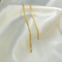 Mariner Anchor Link Chain For Men Women Flat Mariner GoldPlated Necklace 24