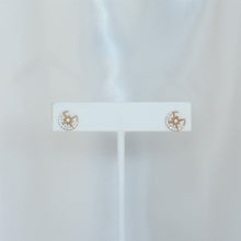 Star studs, Gold Plated Pushback studs, Dainty CZ Earrings, Gift For Women