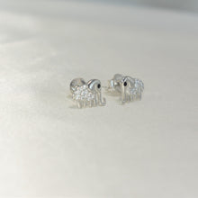Elephant Earrings, 925 Plata Elephant Earrings, Dainty Lucky Studs, Gift For Her