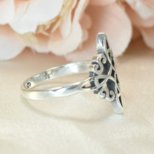 Witch Knot Celtic Silver Ring, Anillos de plata 925 , Nudo de bruja, Gift