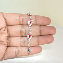Red Evil Eye Bracelet, Eye Protection Bracelet, Ojo Pulsera, Gift For her-7.5