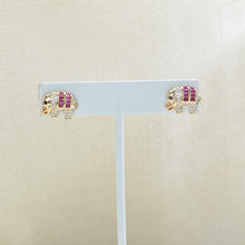 Elephant Earrings, Gold Plated Baby Elephant Studs pendientes de elefante, lucky dainty studs, Gift for her, Halloween sale