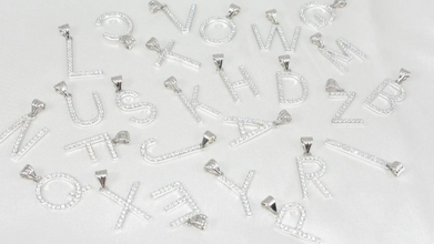 Letter Pendant Dijes de Plata 925 Sterling Silver Alphabets Pendants A-Z Initials