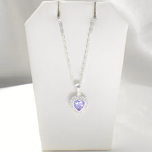 Halo Heart CZ Pendants with Rings, 925 Sterling Silver, Dije y Anillo CZ, Gift