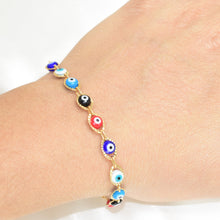 Baby Evil Eye Colorful Ojo Pulsera Protection Bracelet Size - 5