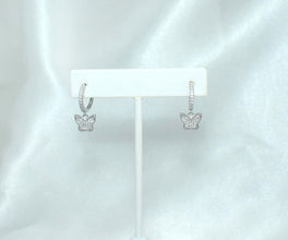 Sterling Silver Butterfly Earring and Necklace Jewelry Set