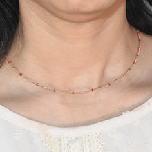 Azabache Necklace Layering Thin Beaded Chains - Everyday Trending Gold Plated Jewelry for her