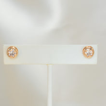 Colorful Gemstone Star Studs Gold Plated Round Earrings Dainty Stud Gift For Her