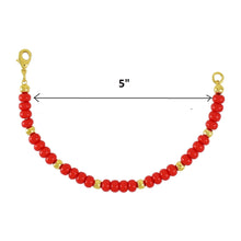 Red Beads Protection Bracelet for Baby Gold Filled Baby Protection Bracelet
