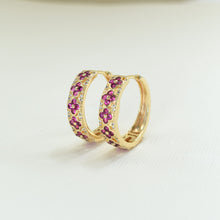 Clover earrings, mini hoops huggies minimalist daisy flowers small earrings, Small Crystal Hoops, Four-leaf Clover Earrings, women earrings