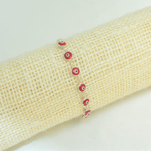 Red Evil Eye Protection Bracelet Ojo Pulsera Gift for Her-7.5
