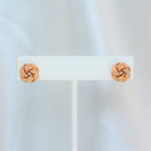 Celtic Love Knot Studs - Gold Plated Everyday Earrings for her