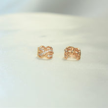 Infinity Huggies Hoops - Everyday Minimalist Small Earrings for her