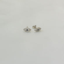 Evil Eye Earrings 925 Sterling Silver Studs Dainty Earrings Gift For her