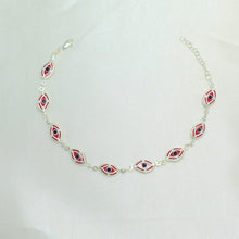 Red Evil Eye Bracelet, Eye Protection Bracelet, Ojo Pulsera, Gift For her-7.5