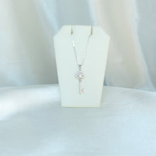 Crown Key Pendant Neckalce, 925 Sterling Silver Pendant, Gift