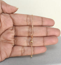 Thin Beaded Gold Chain - Dainty Gold Plated Necklace for Everyday Layering - Minimalist Jewelry