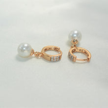 Pearl Drop Earrings, Gold Filled Pearl Earrings, Pearl Huggie Hoops, For Women