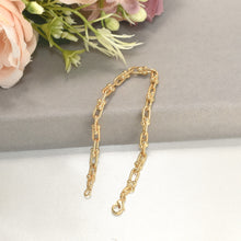 U-Link Chain Bracelet - Gold Plated Bracelet - Gold Statement Bracelet Trendy Bracelet
