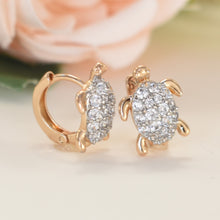 Sea Turtle Huggies • Small Tortuga Gold Hoops • Turtle Charm Earrings • Gold Plated Huggies Hoops • Gift for her