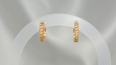 Gold Plated Huggies Hoops - Dainty Earrings for Everyday Stack