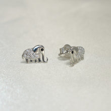 Elephant Earrings, 925 Plata Elephant Earrings, Dainty Lucky Studs, Gift For Her
