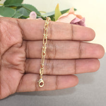 U-Link Chain Bracelet - Gold Plated Bracelet - Gold Statement Bracelet Trendy Bracelet