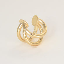 Chunky Thick Ear Cuff , Twist Ear Cuff, Triple Band Ear Cuff, Cartilage Earring, Ear Cuff No Piercing Earrings, Statement Jewelry Gift For Women