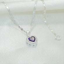 Halo Heart CZ Pendants with Rings, 925 Sterling Silver, Dije y Anillo CZ, Gift