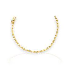 Figaro Mariner Cuban Paper Clip Link Chain Bracelets - Gold Plated Everyday Bracelet Stack for her