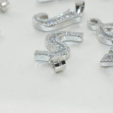 Letter Pendant 925 Sterling Silver Dijes de Plata Initials A-Z Baguette Charms Necklace