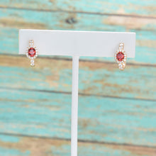 Birthstone Huggies Hoops - Minimalist Gold Plated Gemstone Earring For her - Perfect Gift for wife