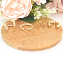 Chunky Thick Ear Cuff , Twist Ear Cuff, Triple Band Ear Cuff, Cartilage Earring, Ear Cuff No Piercing Earrings, Statement Jewelry Gift For Women