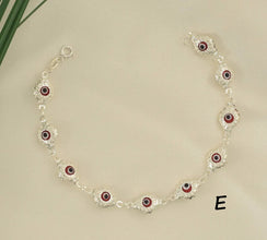 Red Evil Eye Bracelet - 925 Sterling Silver - Protection Bracelet -Gift for her