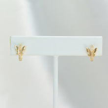 Butterfly Mariposa Huggies - Dainty Gold Plated Everyday Minimalist Earrings Stack - Gift for Daughter