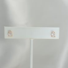 Multicolor Tear Drop Studs Dainty Minimalist CZ Birthstone Studs Gift For her